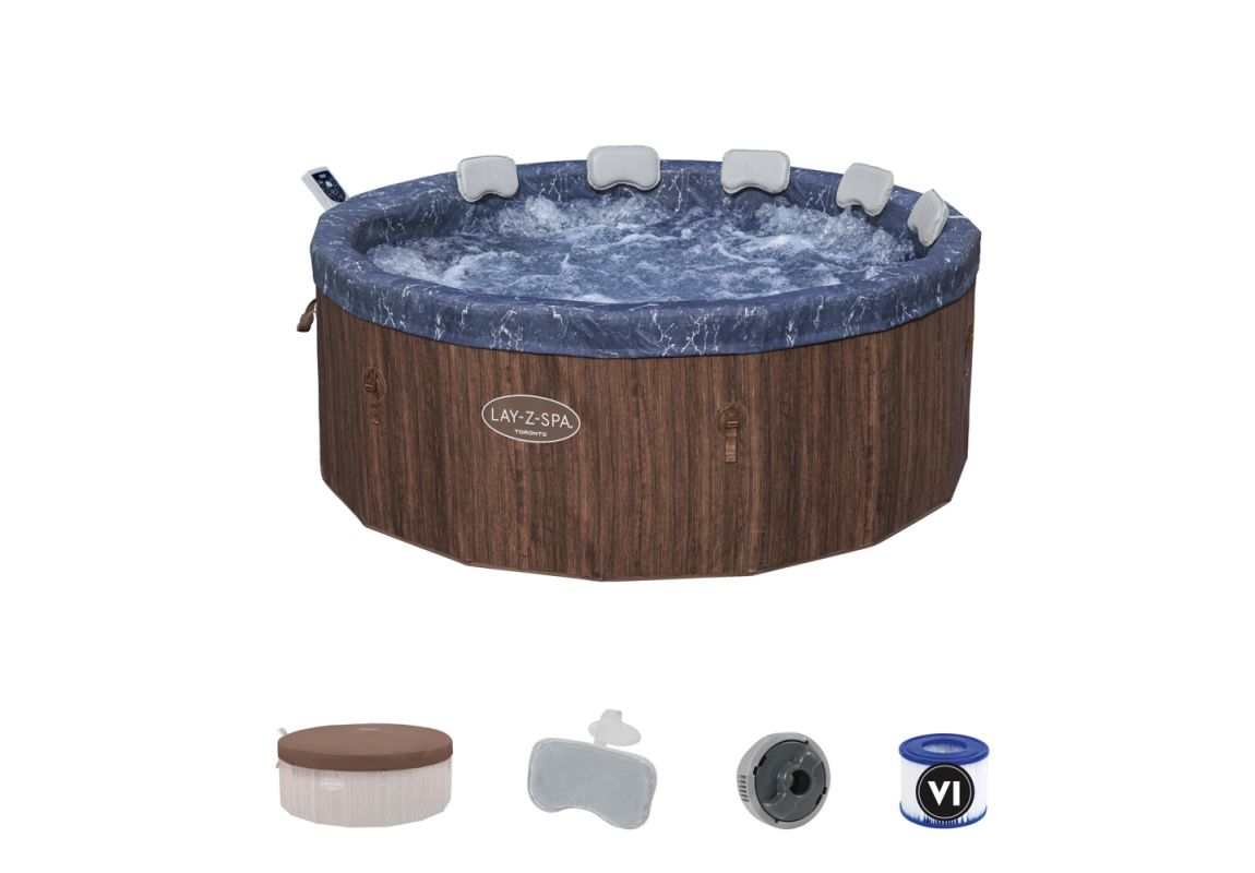 Masažni bazen (jacuzzi) Lay-Z-Spa® Toronto Smart AirJet™ | 190 x 70 cm