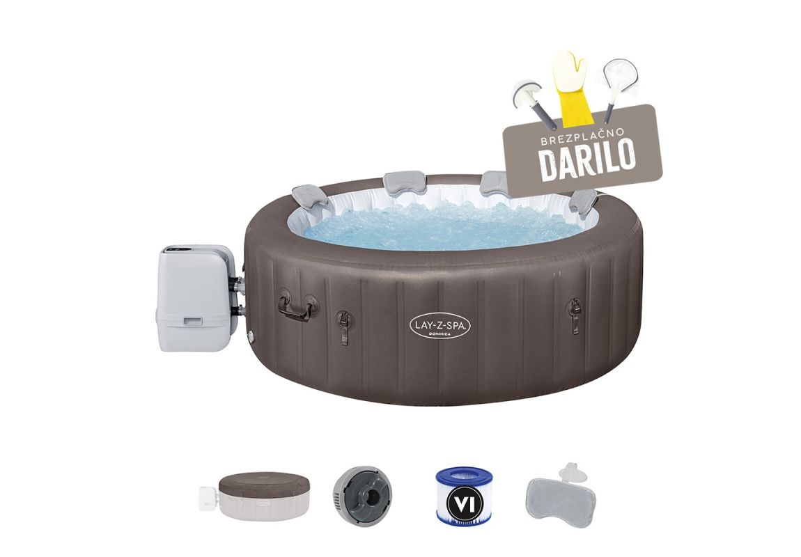 Masažni bazen (jacuzzi) Lay-Z-Spa® Dominica HydroJet | 196 x 71 cm