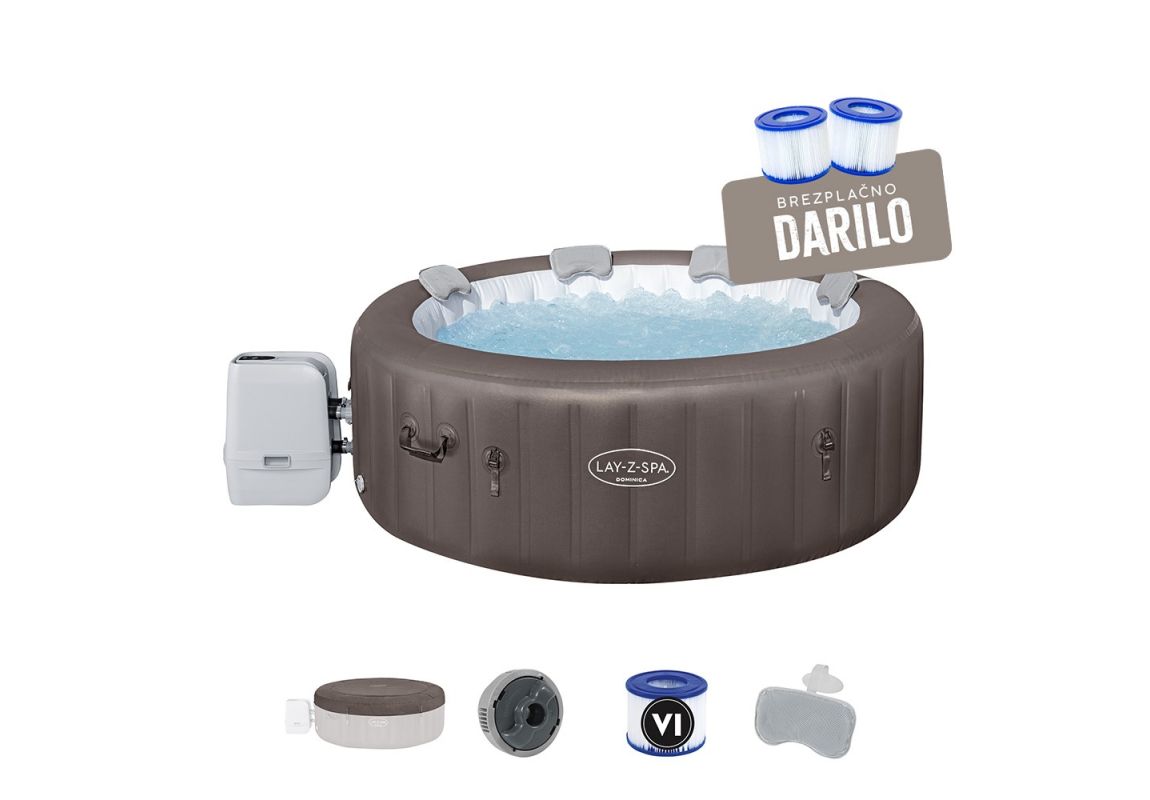 Masažni bazen (jacuzzi) Lay-Z-Spa® Dominica HydroJet | 196 x 71 cm