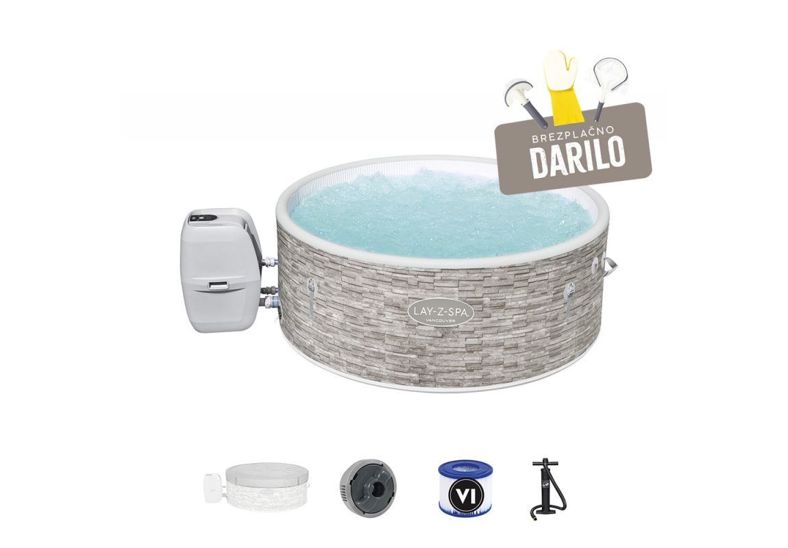 Masažni bazen (jacuzzi) Lay-Z-Spa Vancouver Airjet Plus | 155 x 60 cm