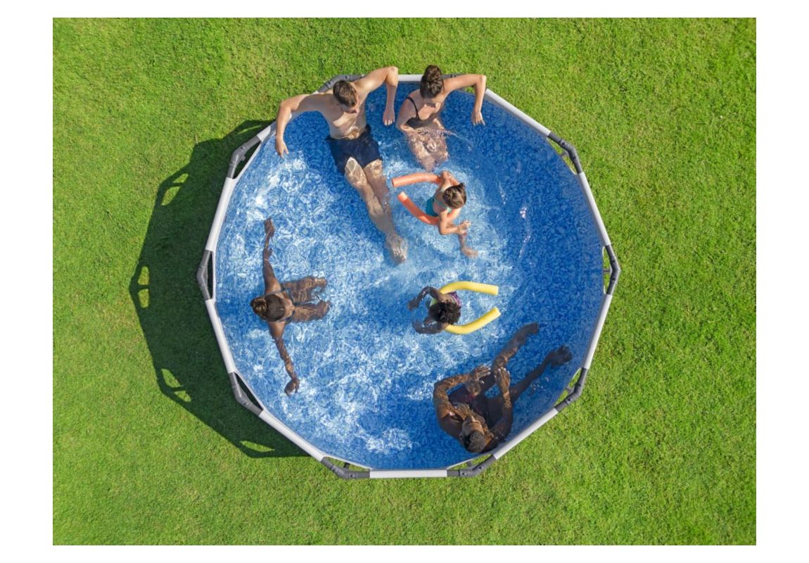 Montažni bazen Steel Pro MAX™ s kartušno filtrsko črpalko | 305 x 76 cm