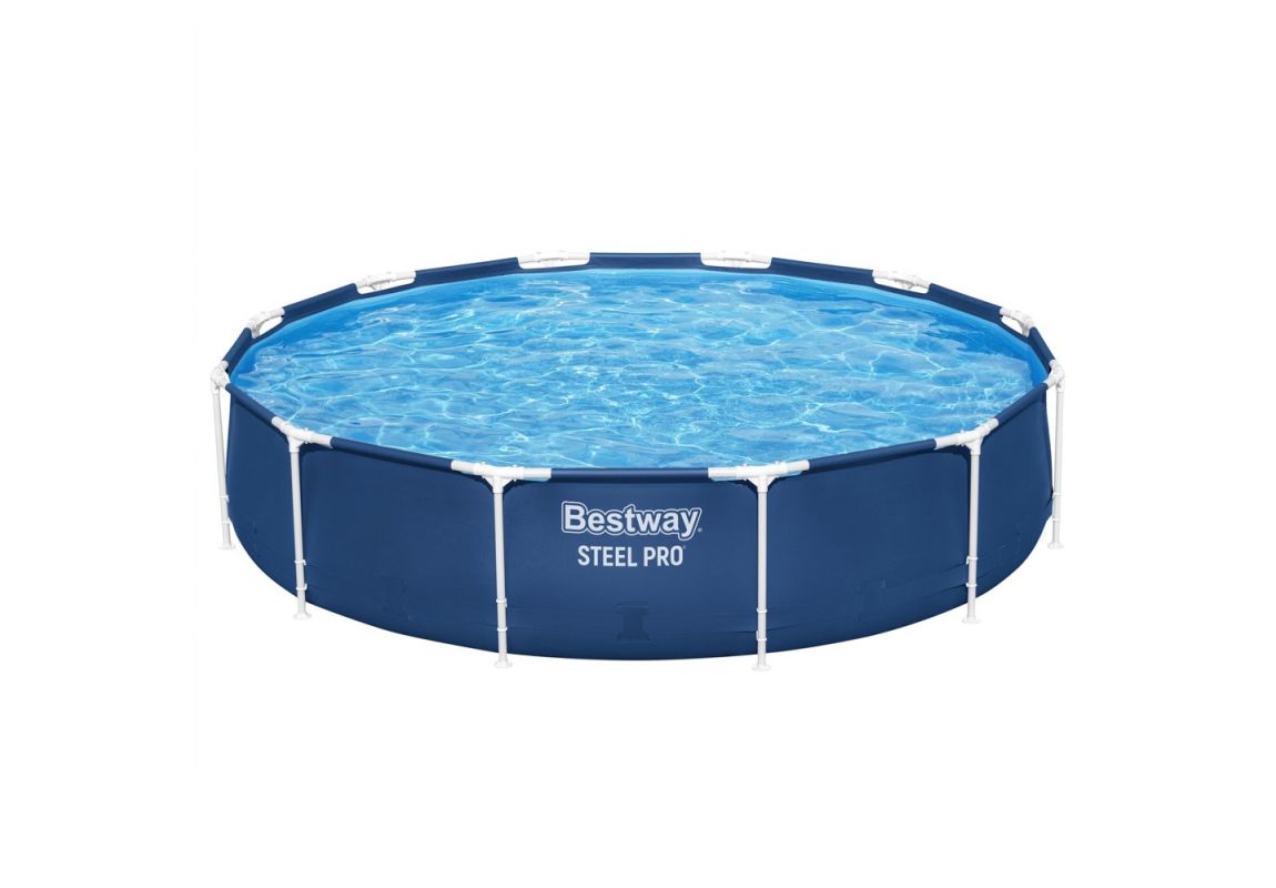 Montažni bazen Steel Pro™ | 366 x 76 cm s kartušno filtrsko črpalko