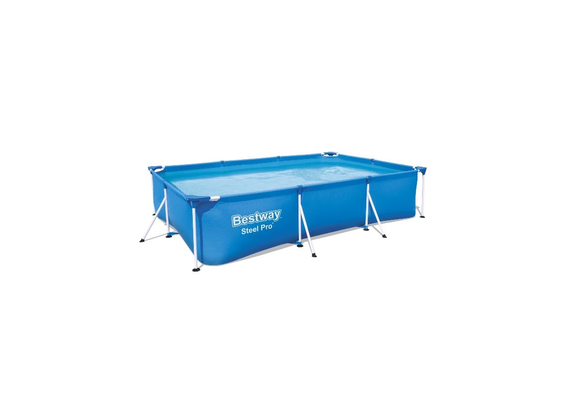 Montažni bazen Steel Pro | 400 x 211 x 81 cm s kartušno filtrsko črpalko