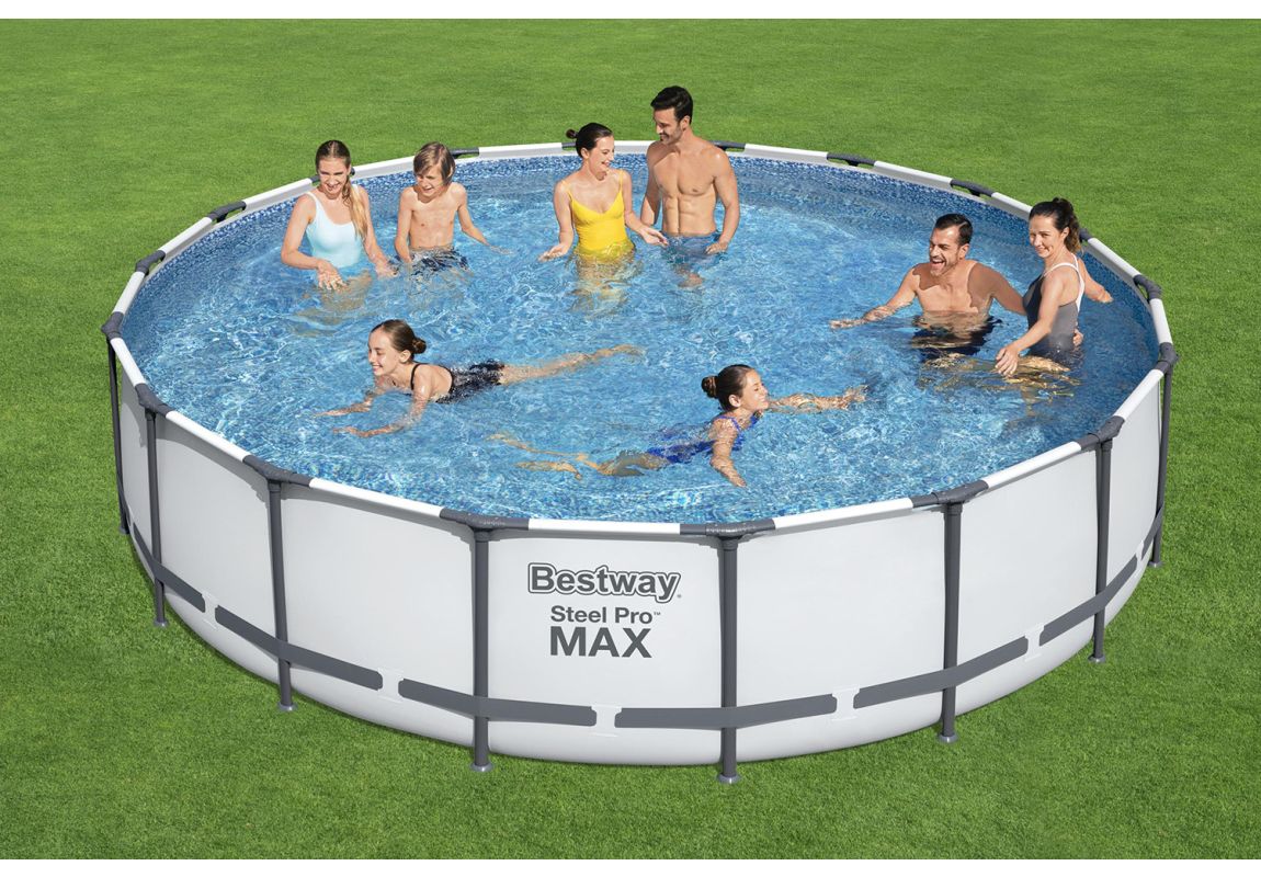 Bazen Steel Pro MAX | 549 x 122 cm s kartušno filtrsko črpalko