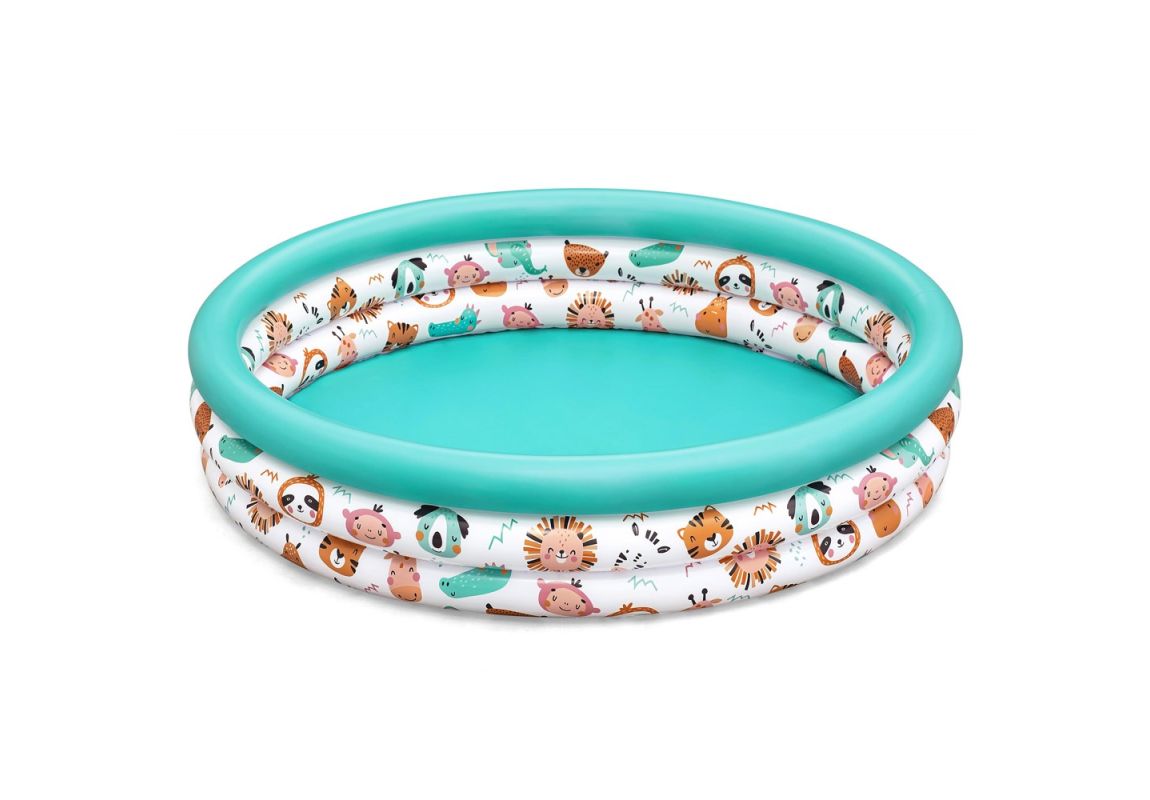 Okrogel otroški bazen Safari Pals | 122 x 25 cm