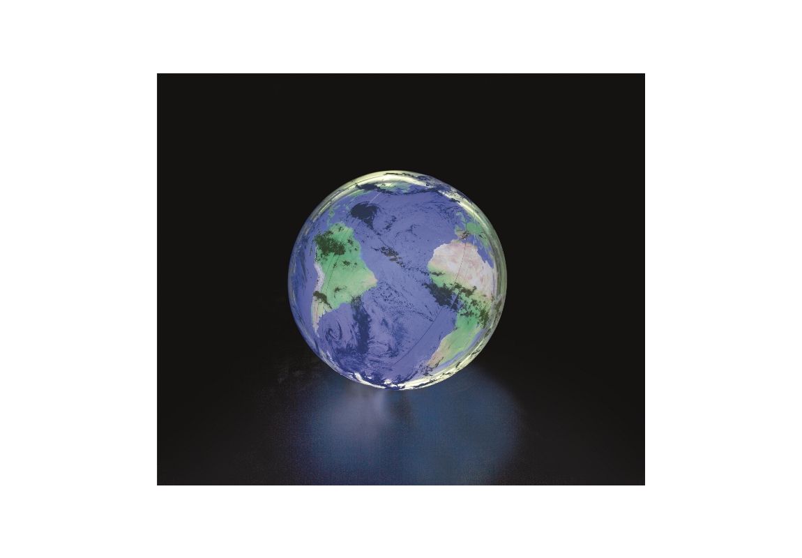 Napihljiva žoga za plažo Earth Explorer z LED lučko | 61 cm