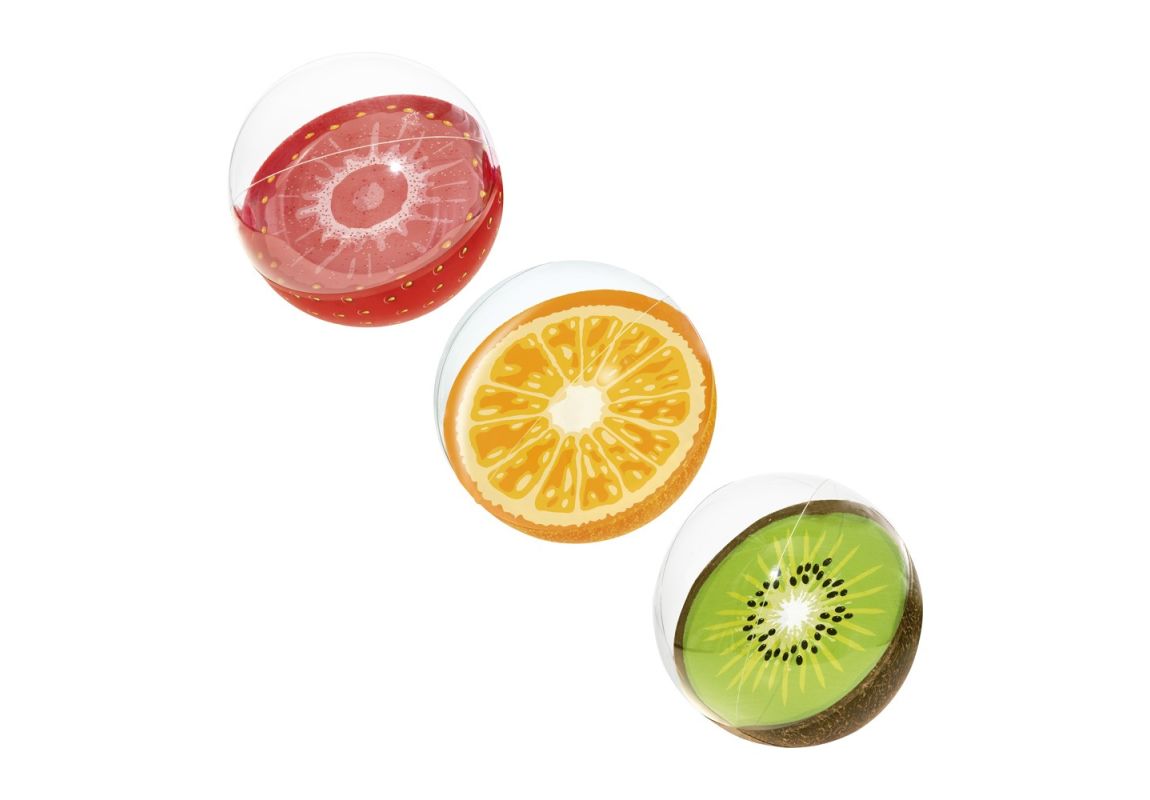 Napihljiva žoga za plažo Fruit | 46 cm