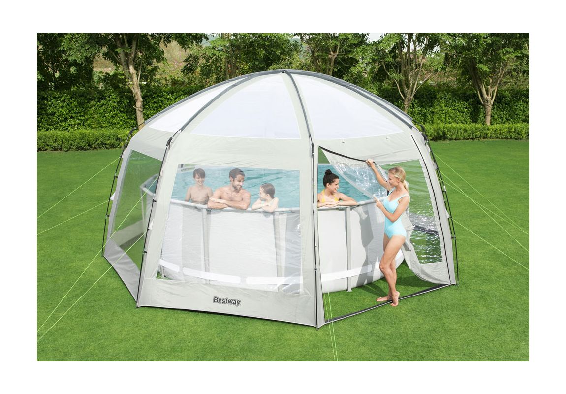 Okrogel šotor za bazene Bestway | 600 x 600 x 295 cm 