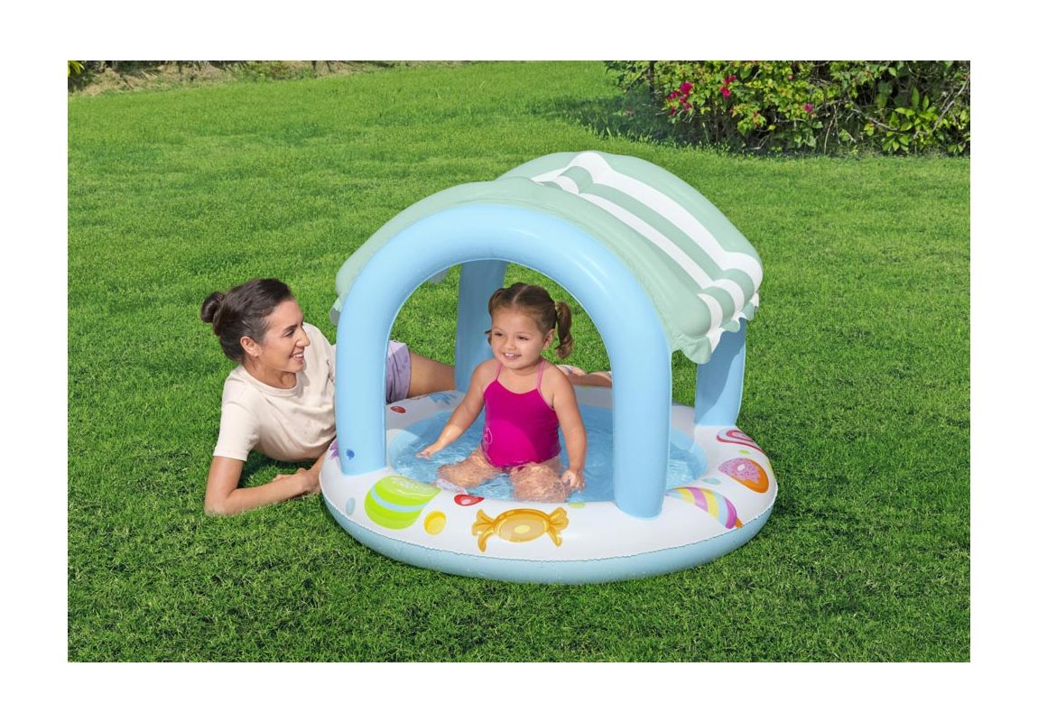 Otroški bazen s senčilom Sweet Shoppe | 104 m x 84 cm