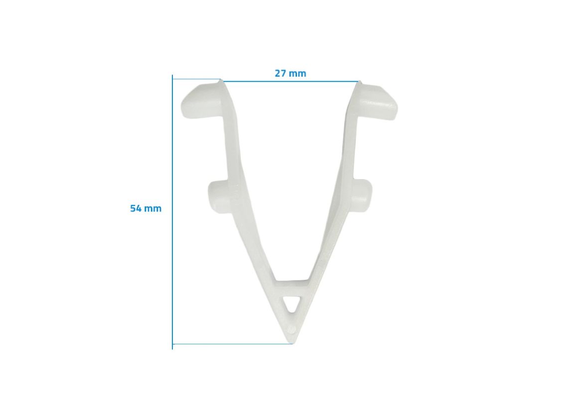 Rezervni vzmetni zatič iz U-nosilca za bazene Power Steel Rectangular