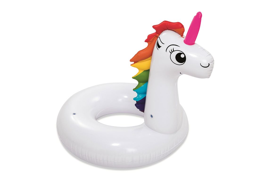 Fashion Float Unicorn plavalni obroč | 136 x 131 cm 