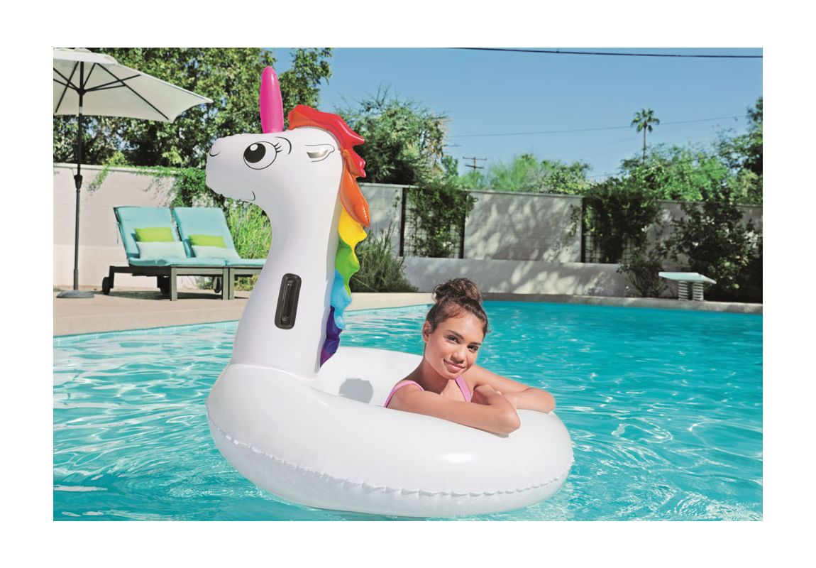 Fashion Float Unicorn plavalni obroč | 136 x 131 cm 