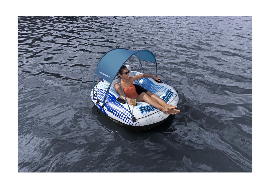 Napihljiv obroč s senčnikom Hydro-Force Rapid Rider 123 cm