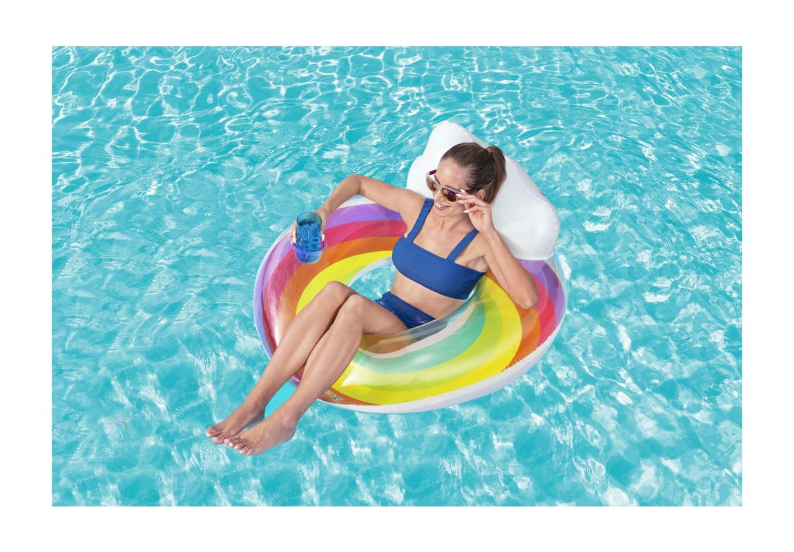 Plavalni obroč Rainbow Dreams™ | 107 cm