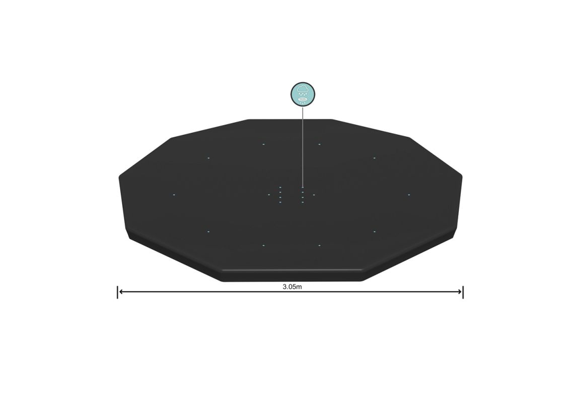Pokrivalo za okrogle bazene Fast Set™, Steel Pro™ in Steel Pro MAX™ | 305 cm