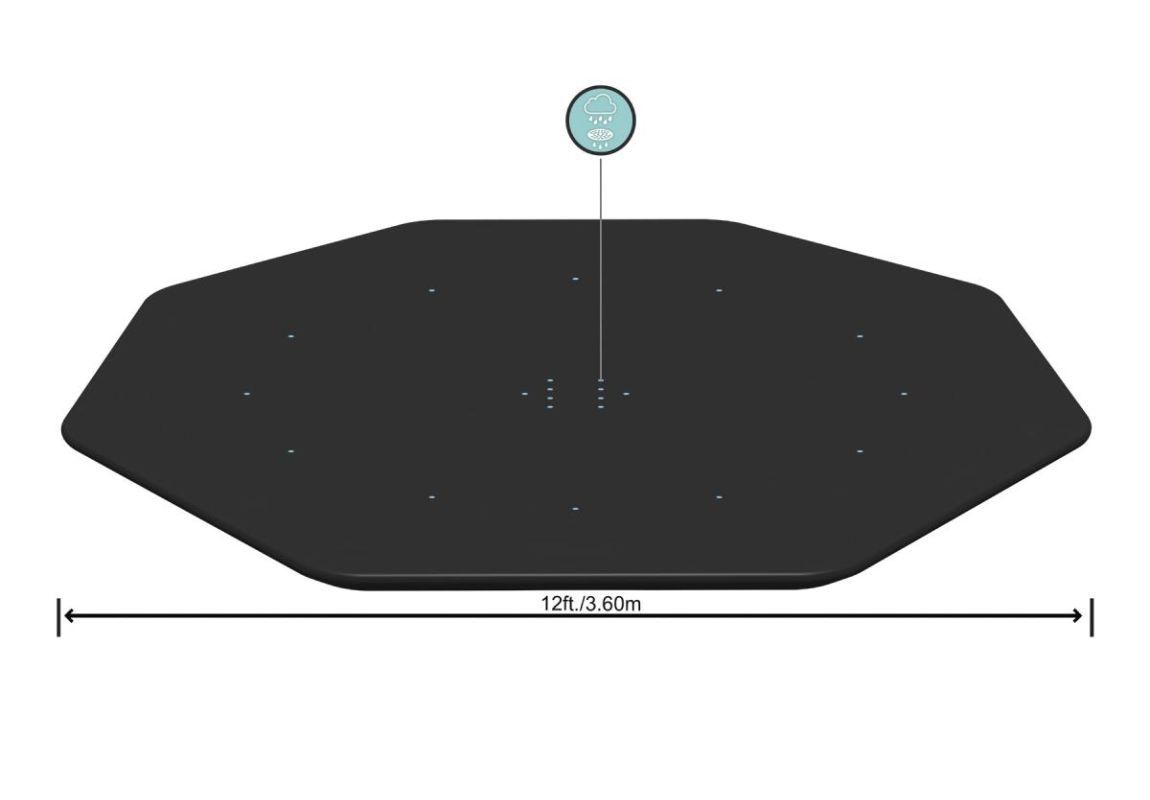 Pokrivalo za bazen Steel Pro™, Power Steel™, Fast Set™ in Hydrium™ | 396 in 360 x 120 cm