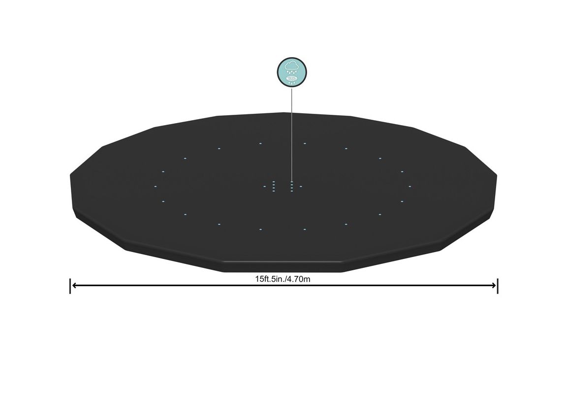 Pokrivalo za okrogle bazene Fast Set™ in Steel Pro MAX™ | 457 cm