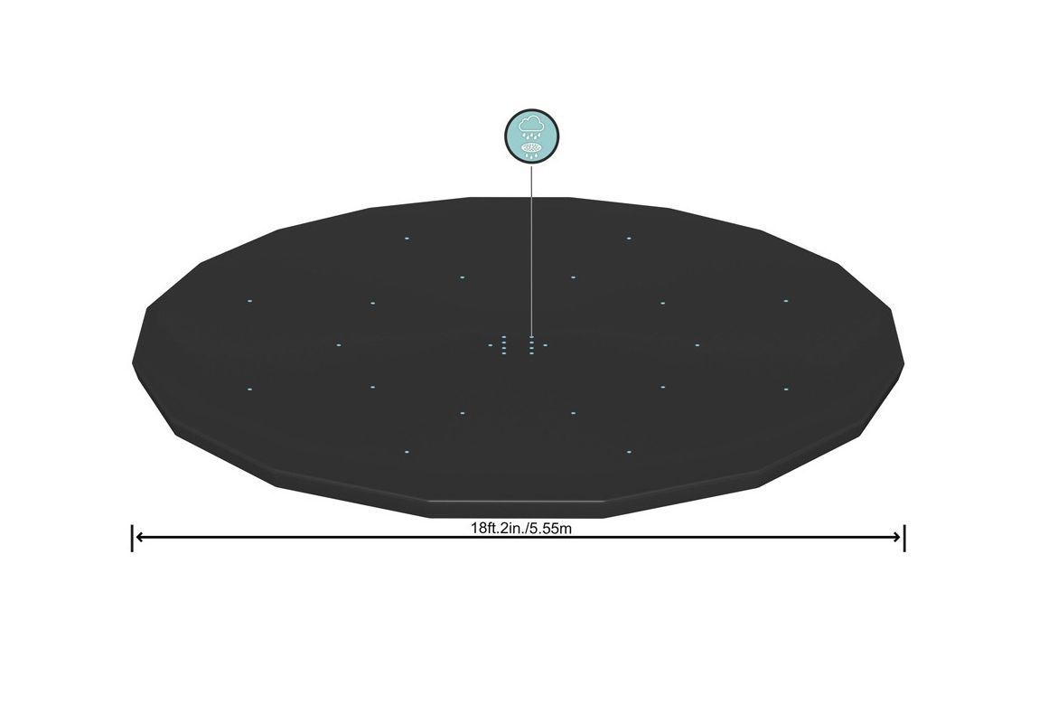 Pokrivalo za okrogle bazene Steel Pro MAX™, Power Steel™ in Power Steel™ Swim Vista Series™ | 549 cm