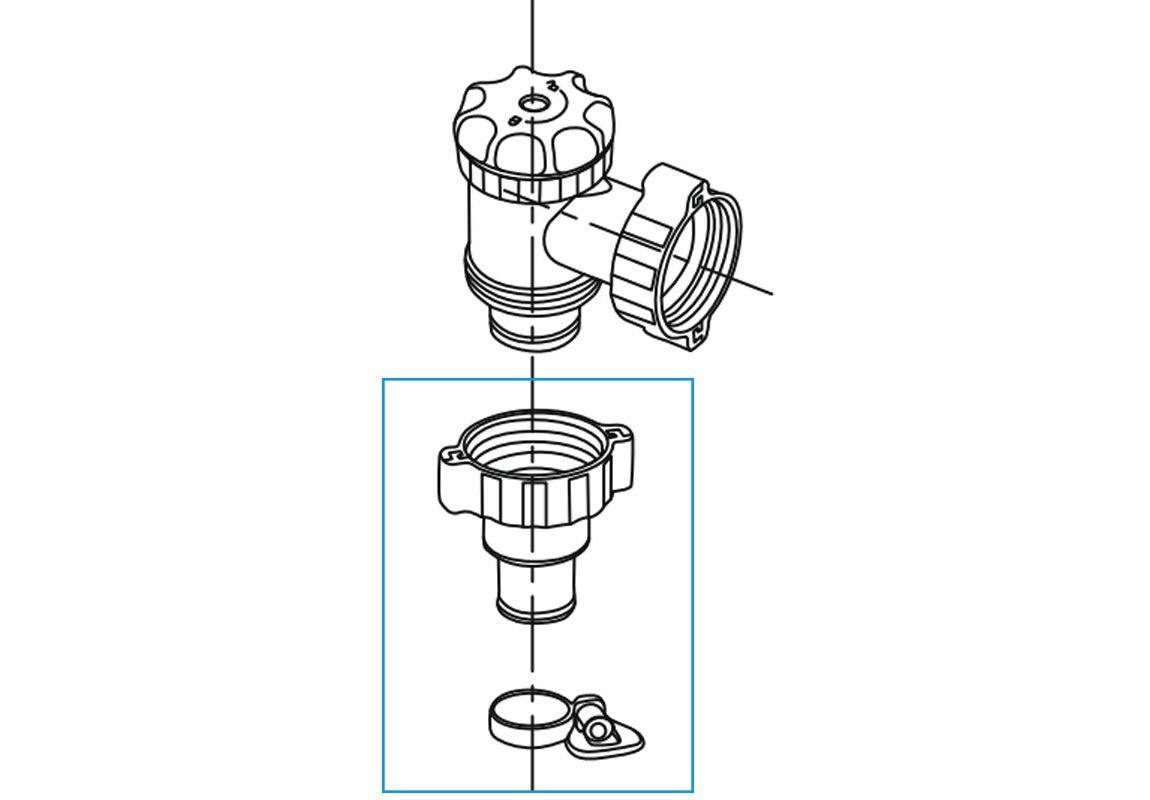 Rezervni adapter za cev | iz 38 mm na 32 mm