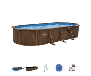 Montažni bazen Hydrium™ | 730 x 360 x 130 cm s filtrsko črpalko na pesek